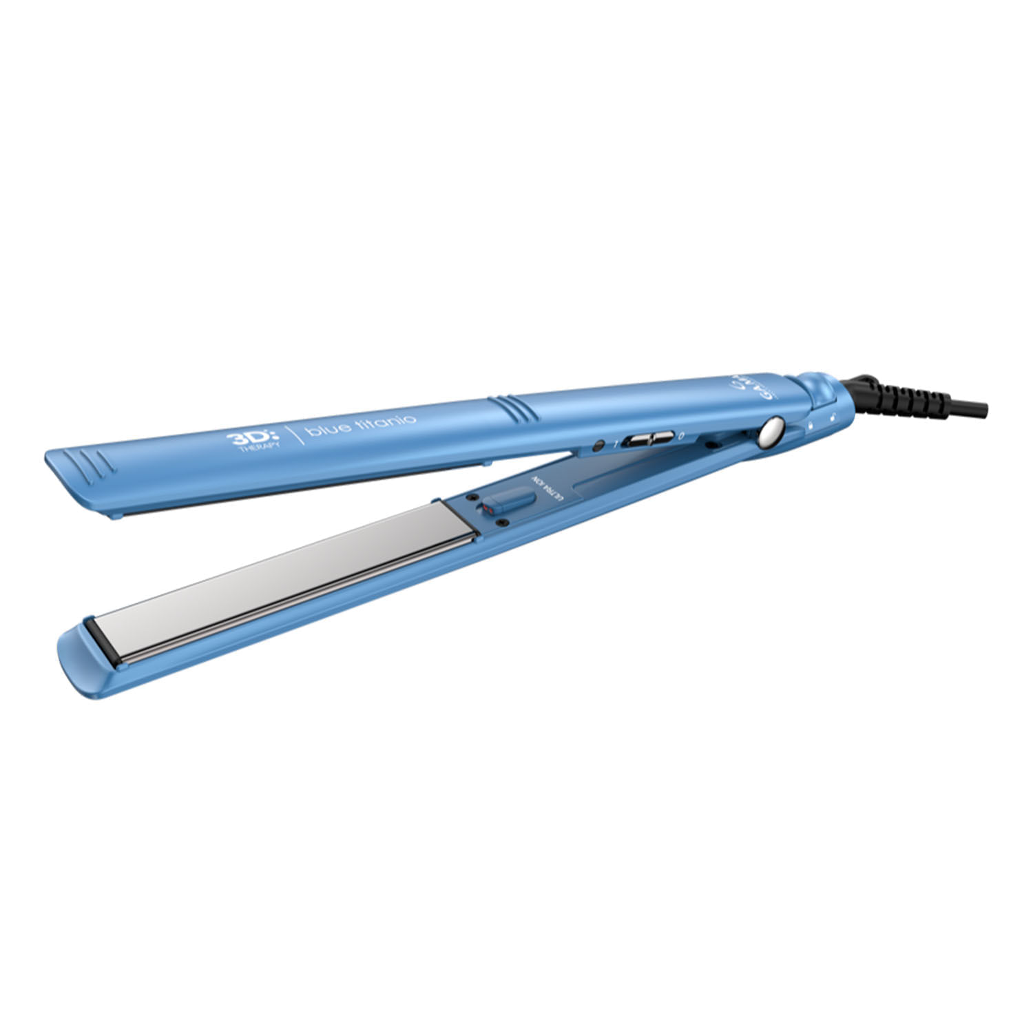 Plancha Elegance Titanio 3D Blue