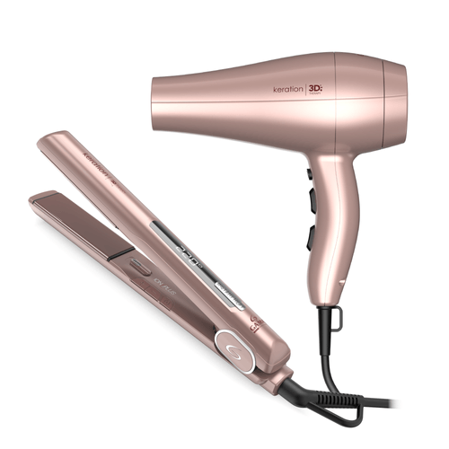 Combo Keration: Plancha Starlight + Secadora Diva